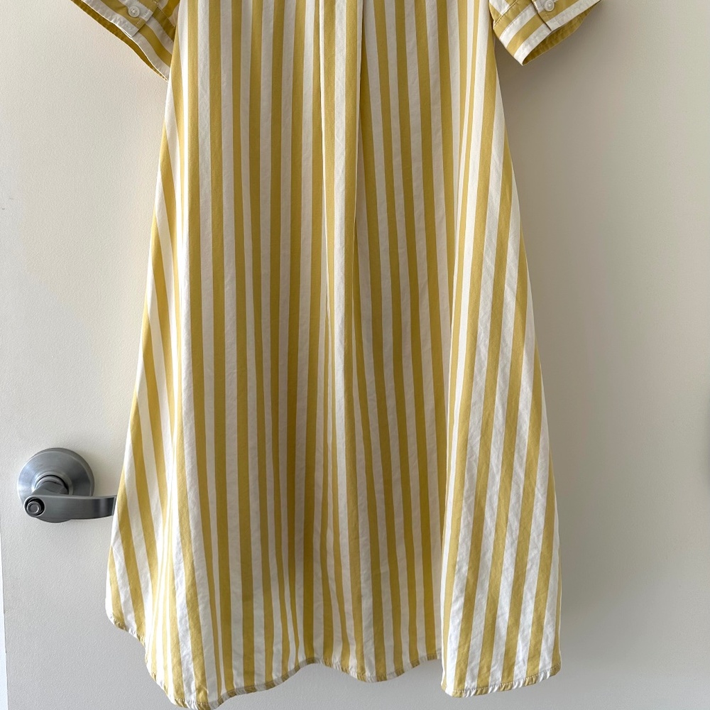Everlane Day Tripper Dress - Yellow & White Striped XXS - Picture 5 of 14